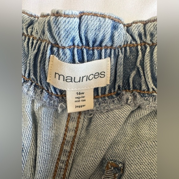 New Maurice’s 16W Regular Mid rise Jogger Style Jeans - Picture 4 of 8